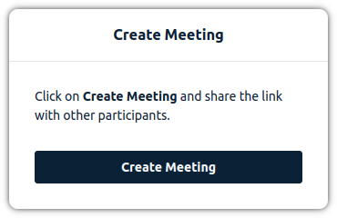 Create a meeting